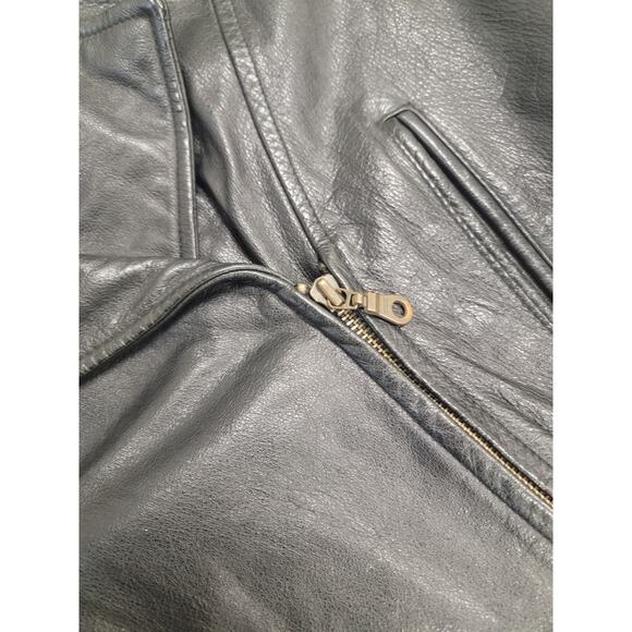 Wilsons Women's Black Moto Leather Jacket - Picture 7 of 16